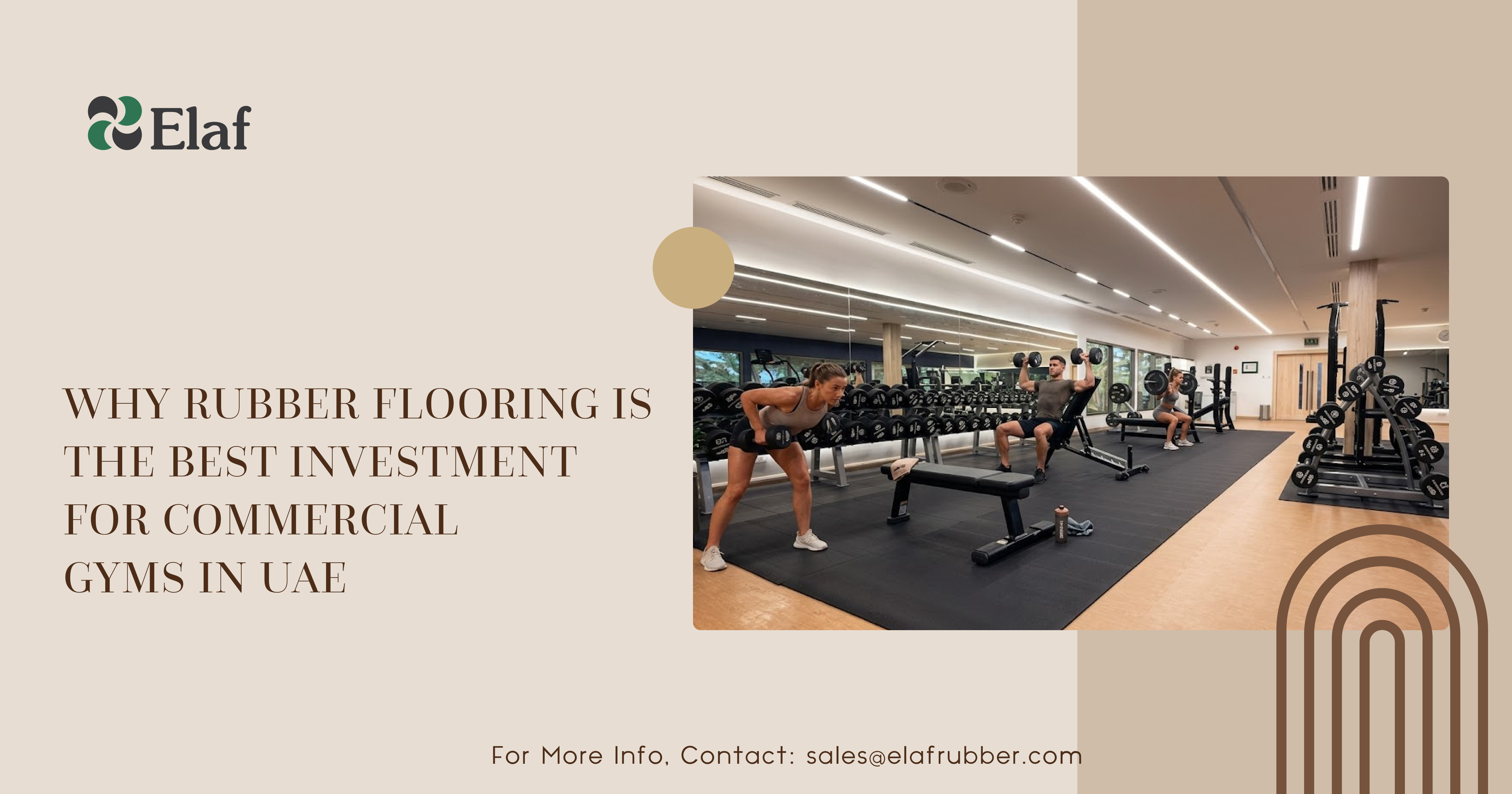 Why Rubber Flooring Is the Best Investment for Commercial Gyms in UAE